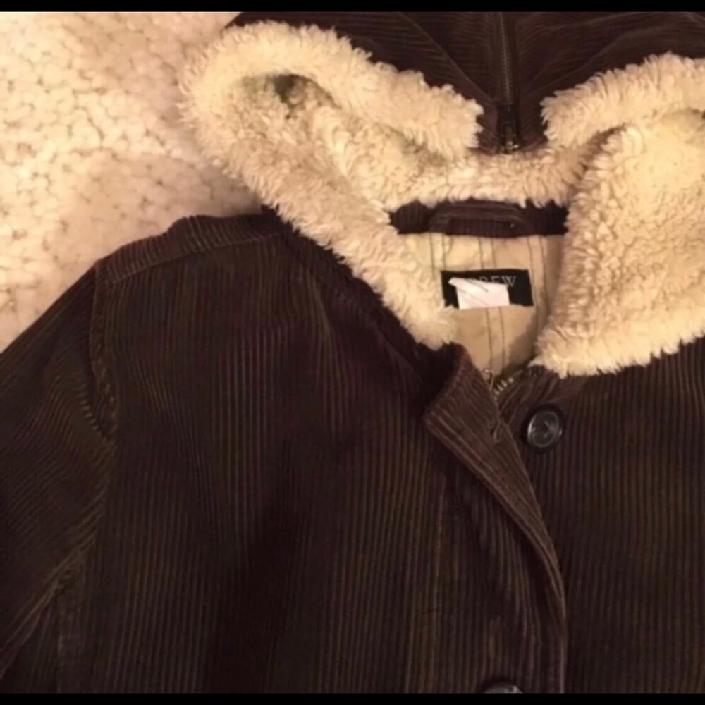 J. Crew Autumn Corduroy- Sherpa Jacket